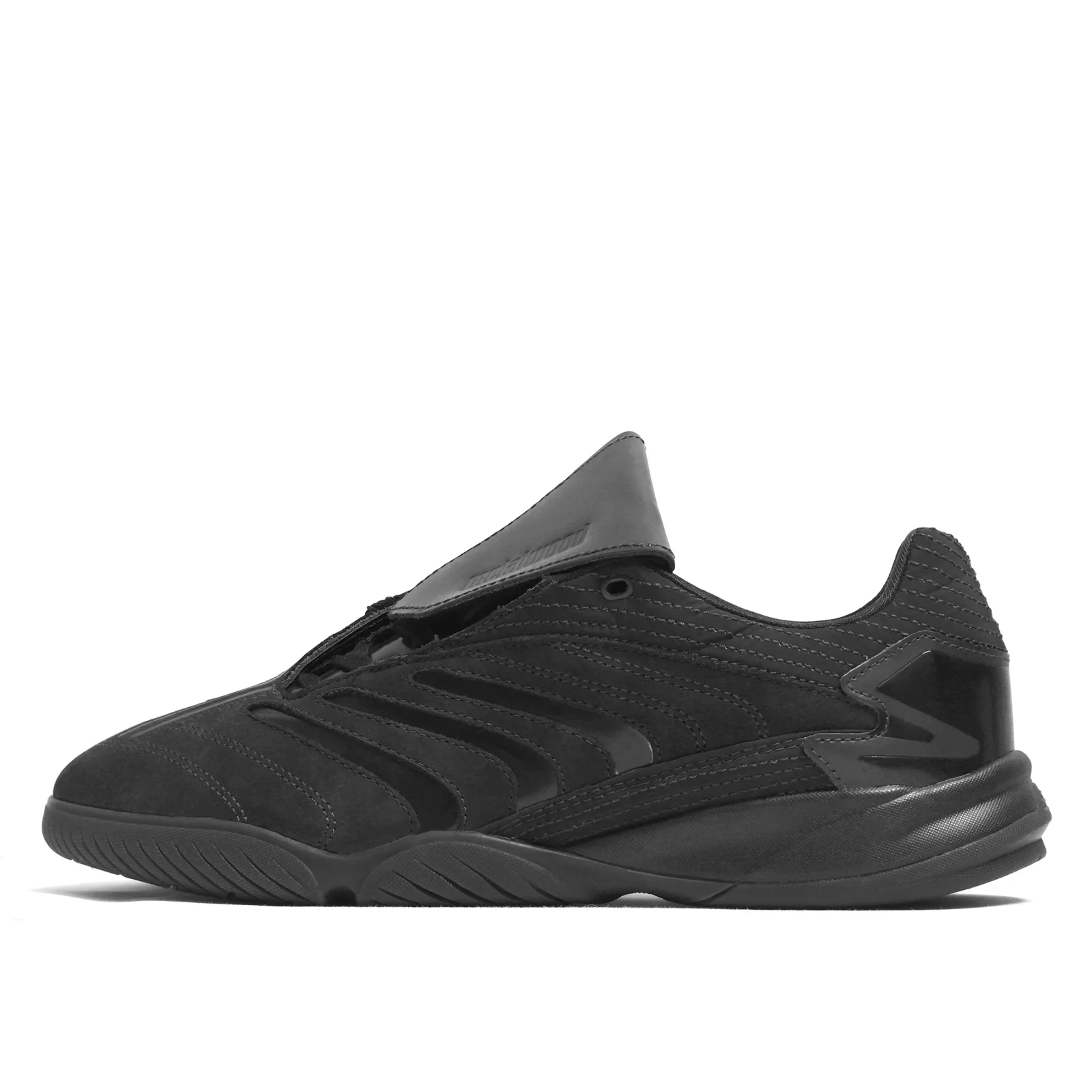 Black adidas x Metalwood Predator Sala, side view