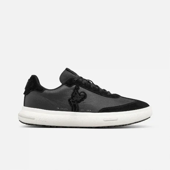 TRUE Antigravity Leather Dead Golfer, black with white sole
